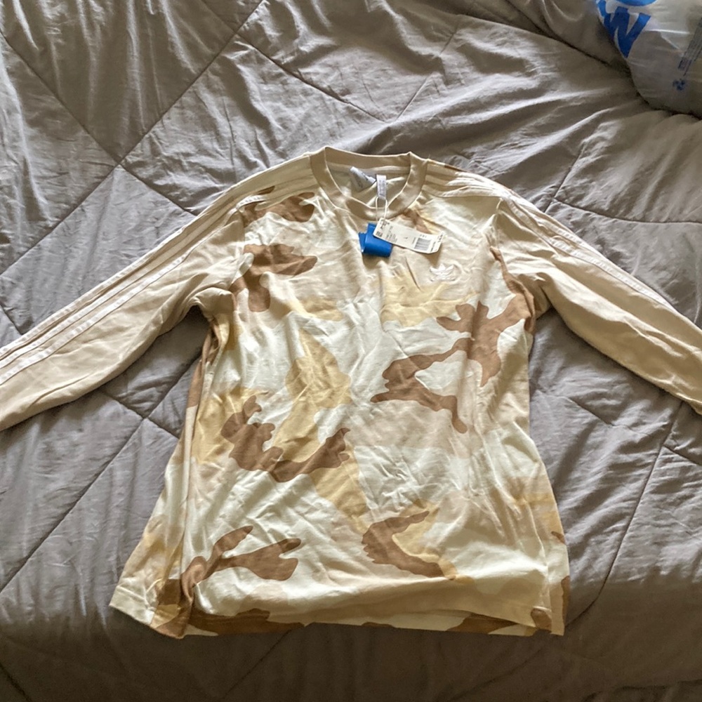 Long sleeve camo adidas shirt